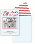 All is calm, All is bright Holiday Card
