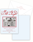 All is calm, All is bright Holiday Card