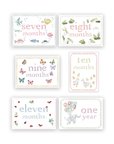 Whimsical Animal Milestone Cards