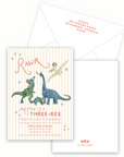 Dinosaur Birthday Semi-Custom Invitation