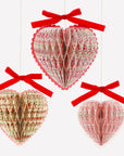 Honeycomb Heart Decorations