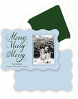 Merry Merry Merry Holiday Card