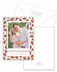 Poinsettia Filled Holiday Card
