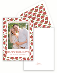 Poinsettia Filled Holiday Card