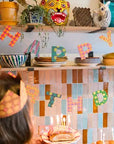 Bright Happy Birthday Sewn Garland