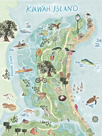 Kiawah 12x16" Fine Art Print signed by Artist