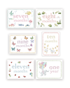 Whimsical Animal Milestone Cards