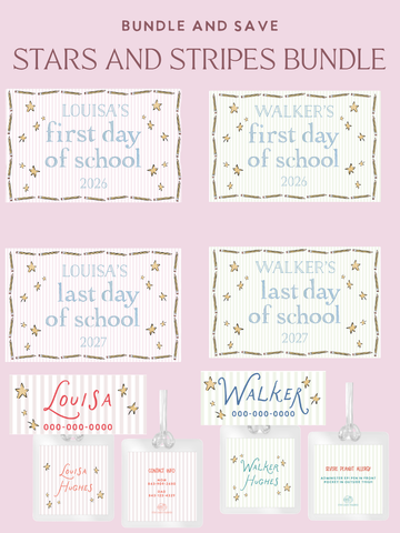 Stars and Stripes Back to School Bundle