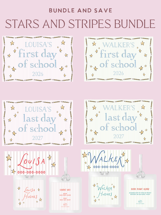 Stars and Stripes Back to School Bundle