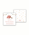 Camping Birthday Tags or Stickers