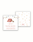 Camping Birthday Tags or Stickers