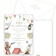 Camping Semi-Custom Invitation
