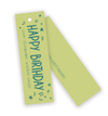 Happy Birthday Long Confetti Tags