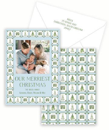 Christmas Tile Holiday Card