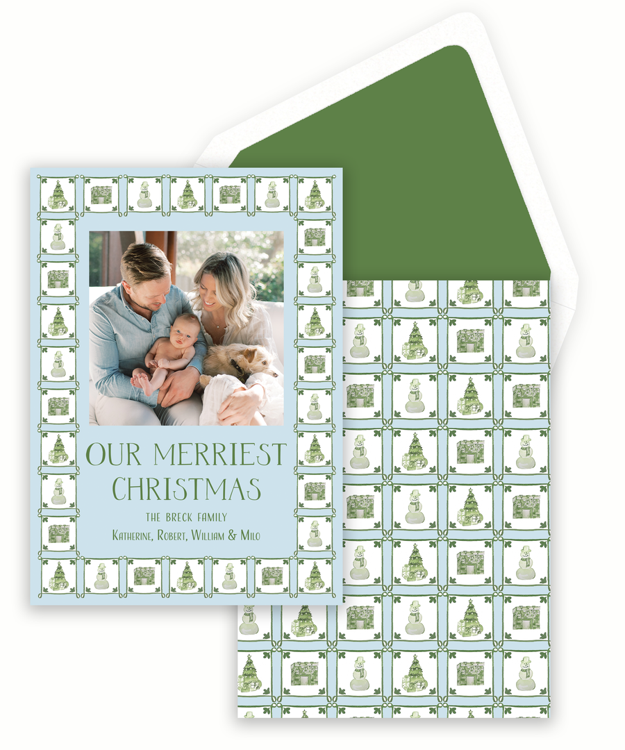 Christmas Tile Holiday Card