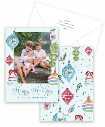 Vintage Ornament Holiday Card