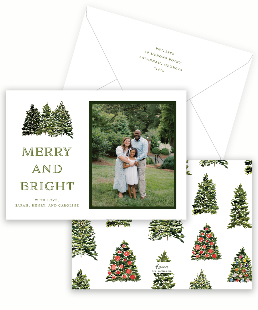 Christmas Tree Holiday Card