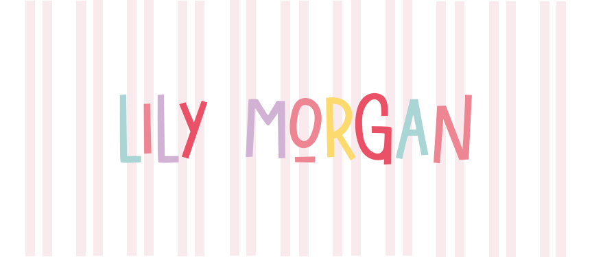 Pink Colorful Sticker Labels