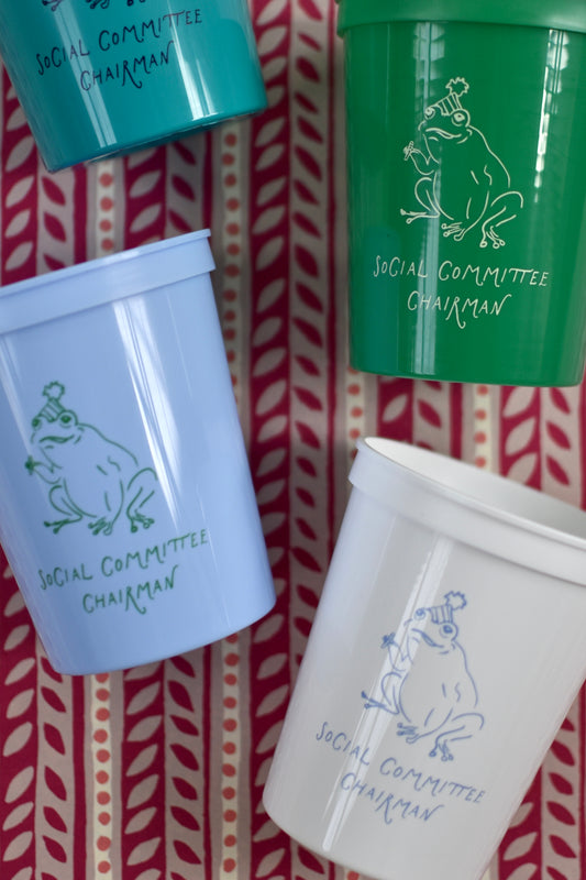 Social Club Committee Party Cups