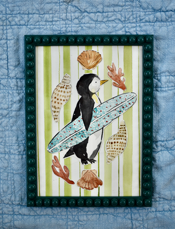 Surfer Penguin Original