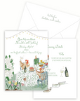 Garden Dinner Party Semi-Custom Invitation