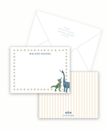 Dino Birthday Semi-Custom Stationery