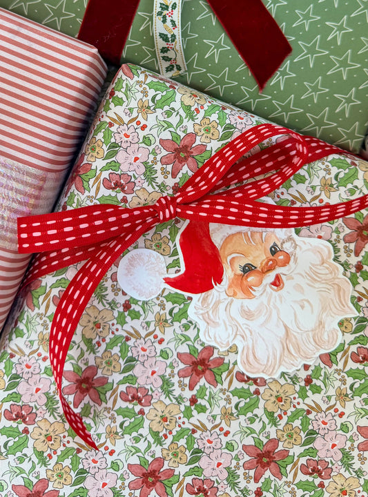 Santa Shaped Tags