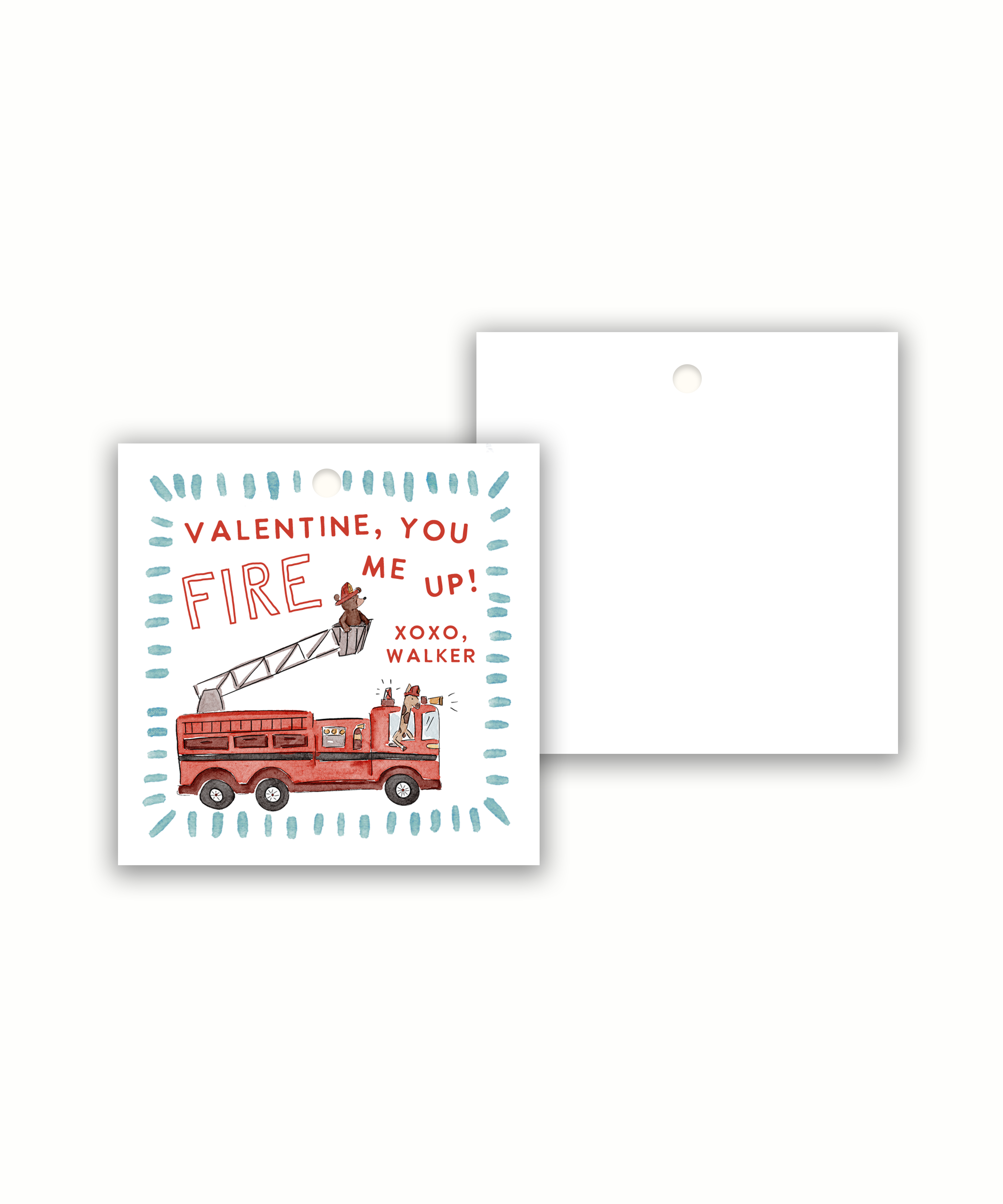 Firetruck Valentine