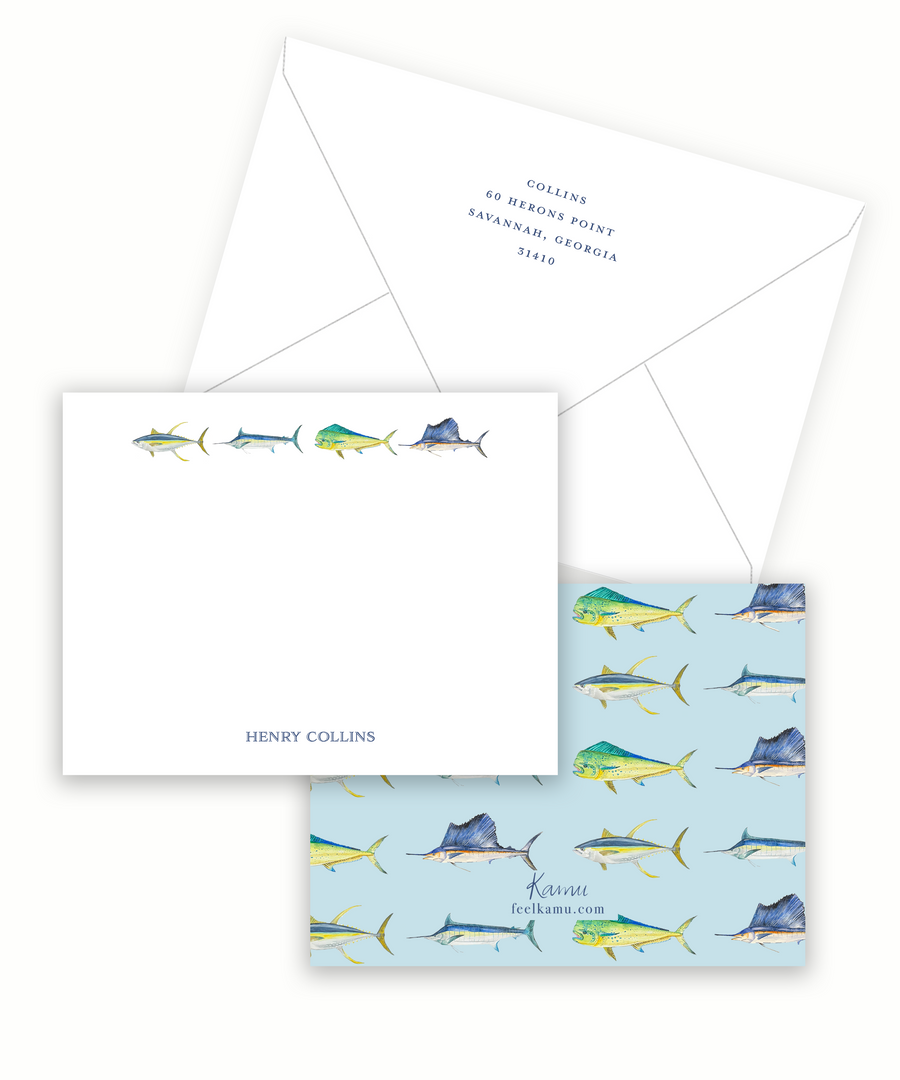 Fish Stationery