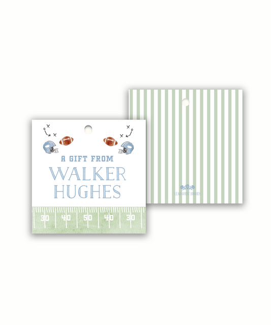 Football Birthday Tags or Stickers