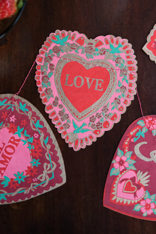 Valentine's Day Paper Garland