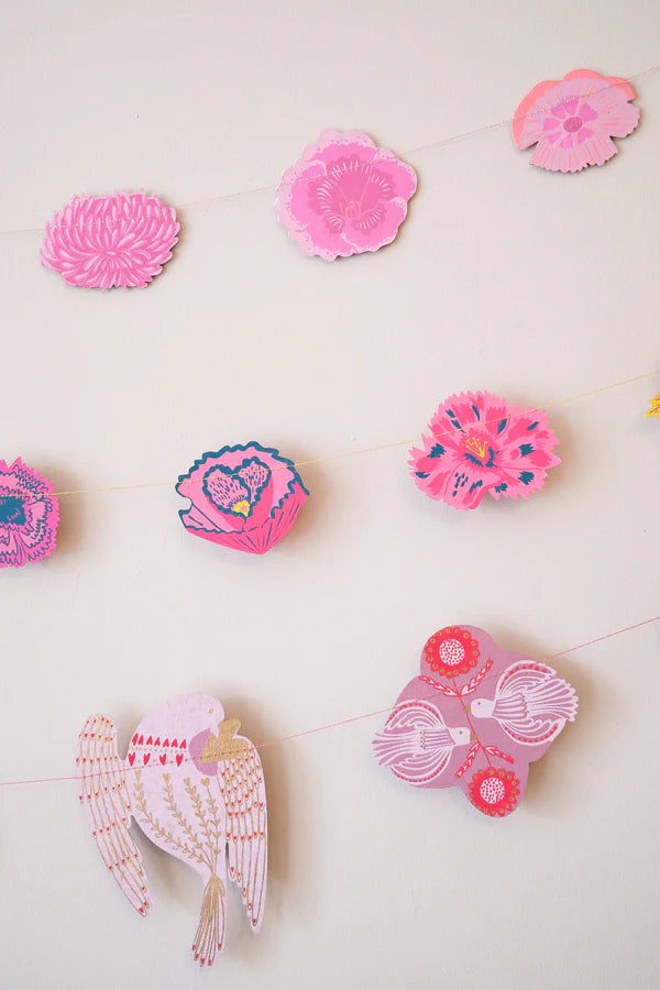 Valentine's Day Paper Garland