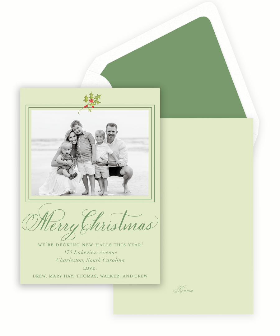 Moving Announcement Holiday Card