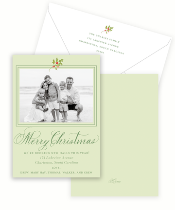 Moving Announcement Holiday Card