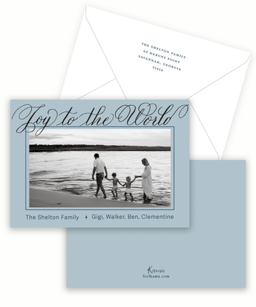 Joy to the World Holiday Card