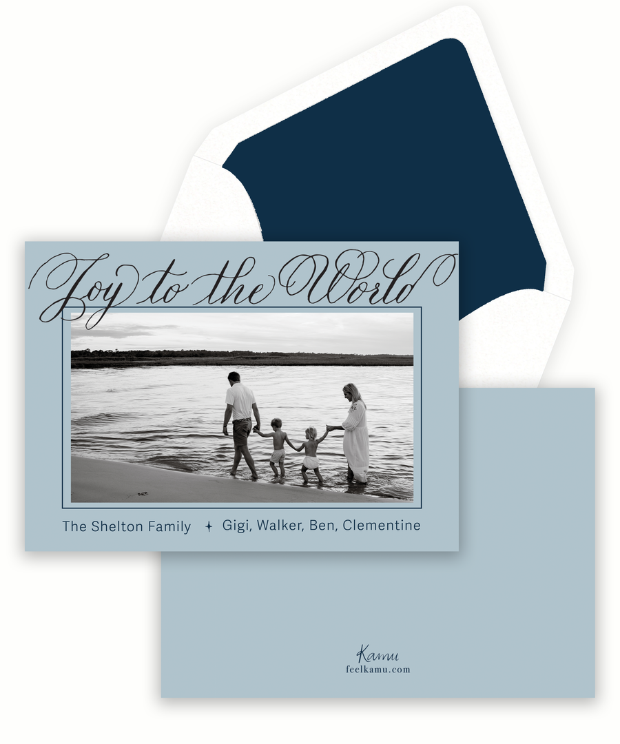 Joy to the World Holiday Card