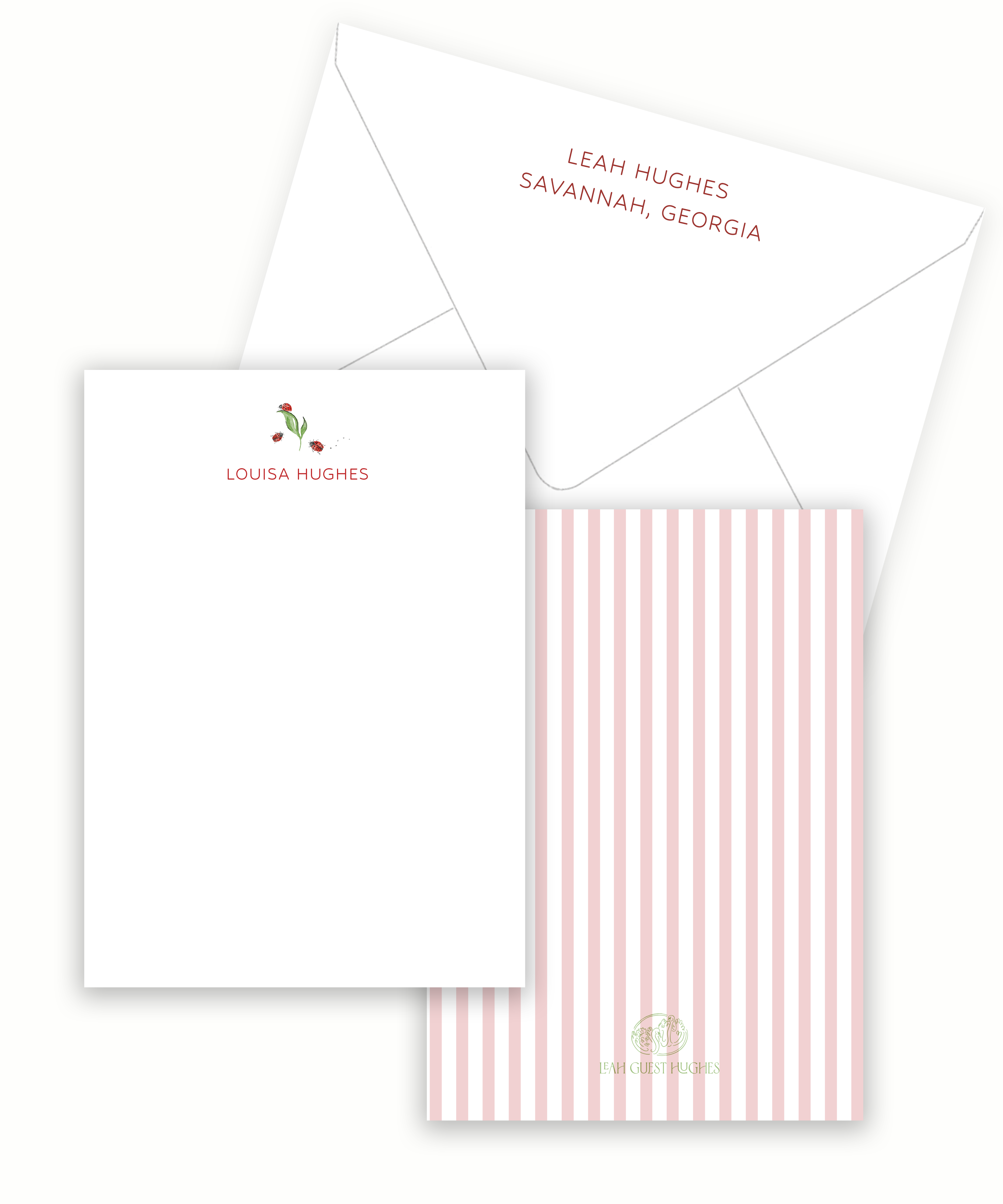 Ladybug Stationery