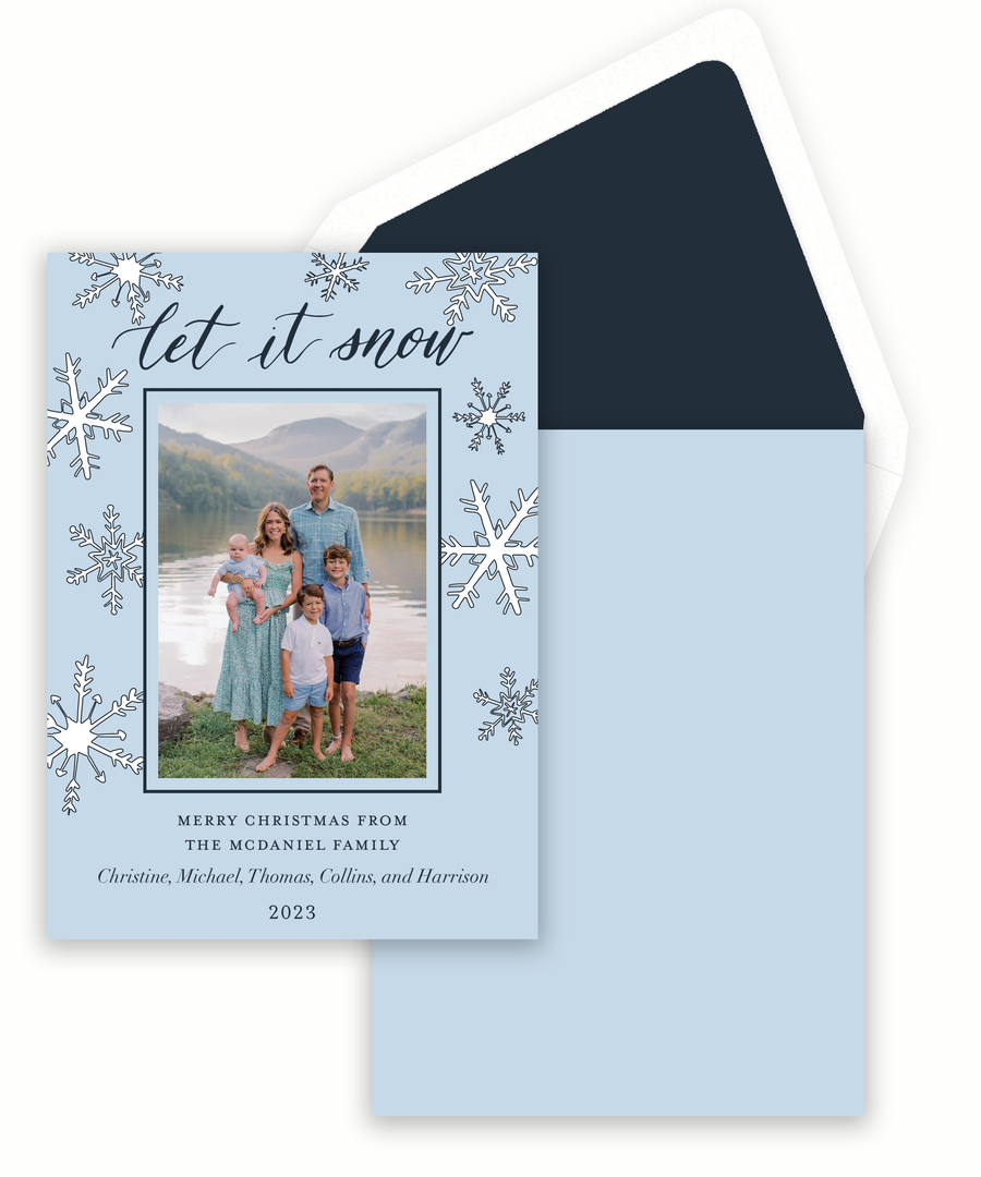 Let it Snow Holiday Card