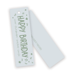 Happy Birthday Long Confetti Tags