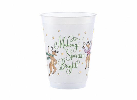 Making Spirits Bright Reindeer Cups
