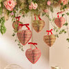 Honeycomb Heart Decorations