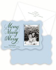 Merry Merry Merry Holiday Card