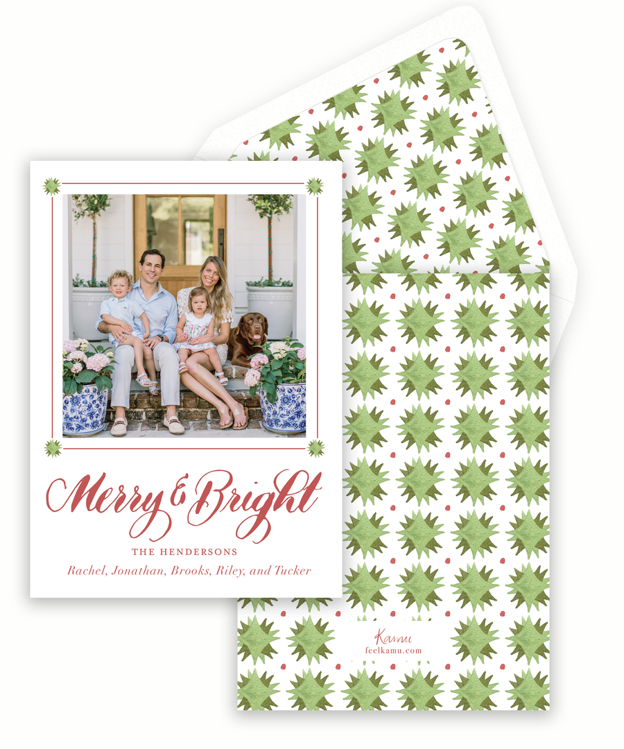 Modular Star Holiday Card