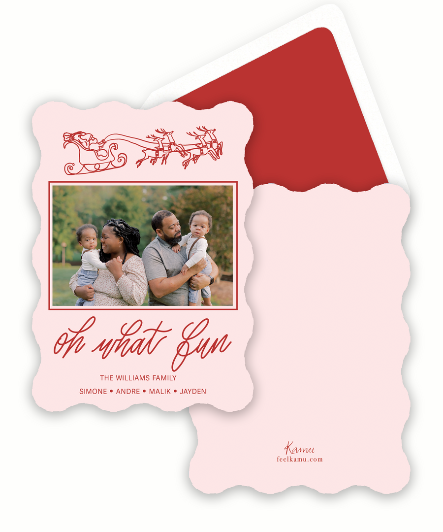 Oh What Fun Holiday Card