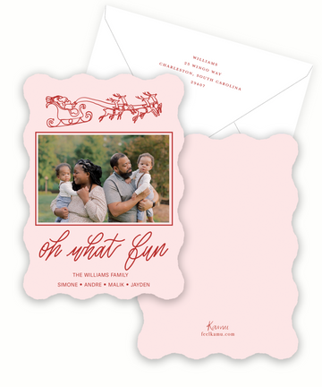 Oh What Fun Holiday Card