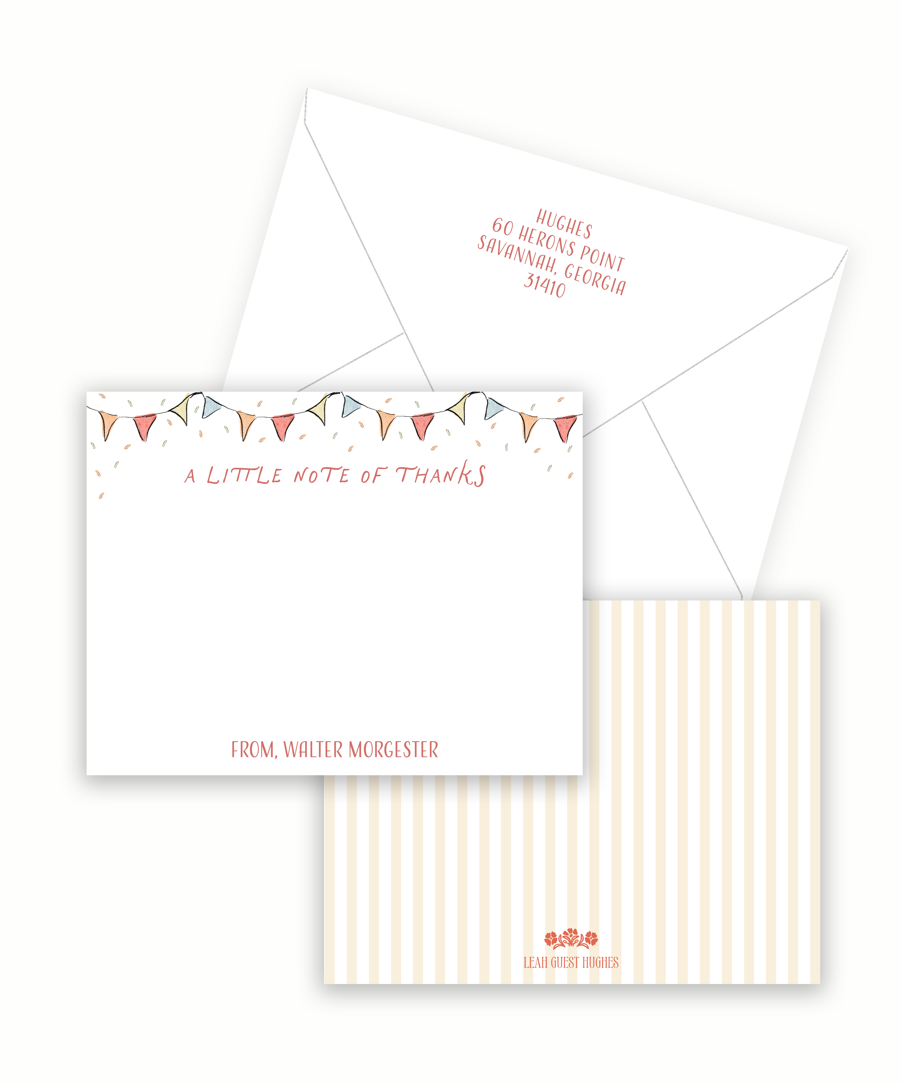 Party Animals Semi-Custom Stationery