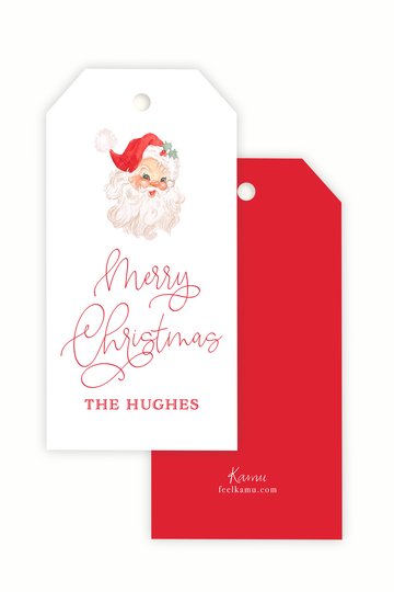 Vintage Santa Gift Tags