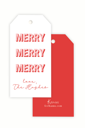 Merry Merry Merry Gift Tags