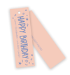 Happy Birthday Long Confetti Tags