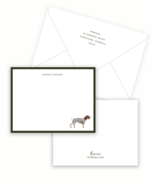 Pointer Dog Stationery